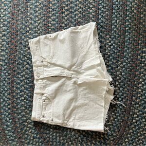 Women’s Madewell White Jean Shorts - size 29